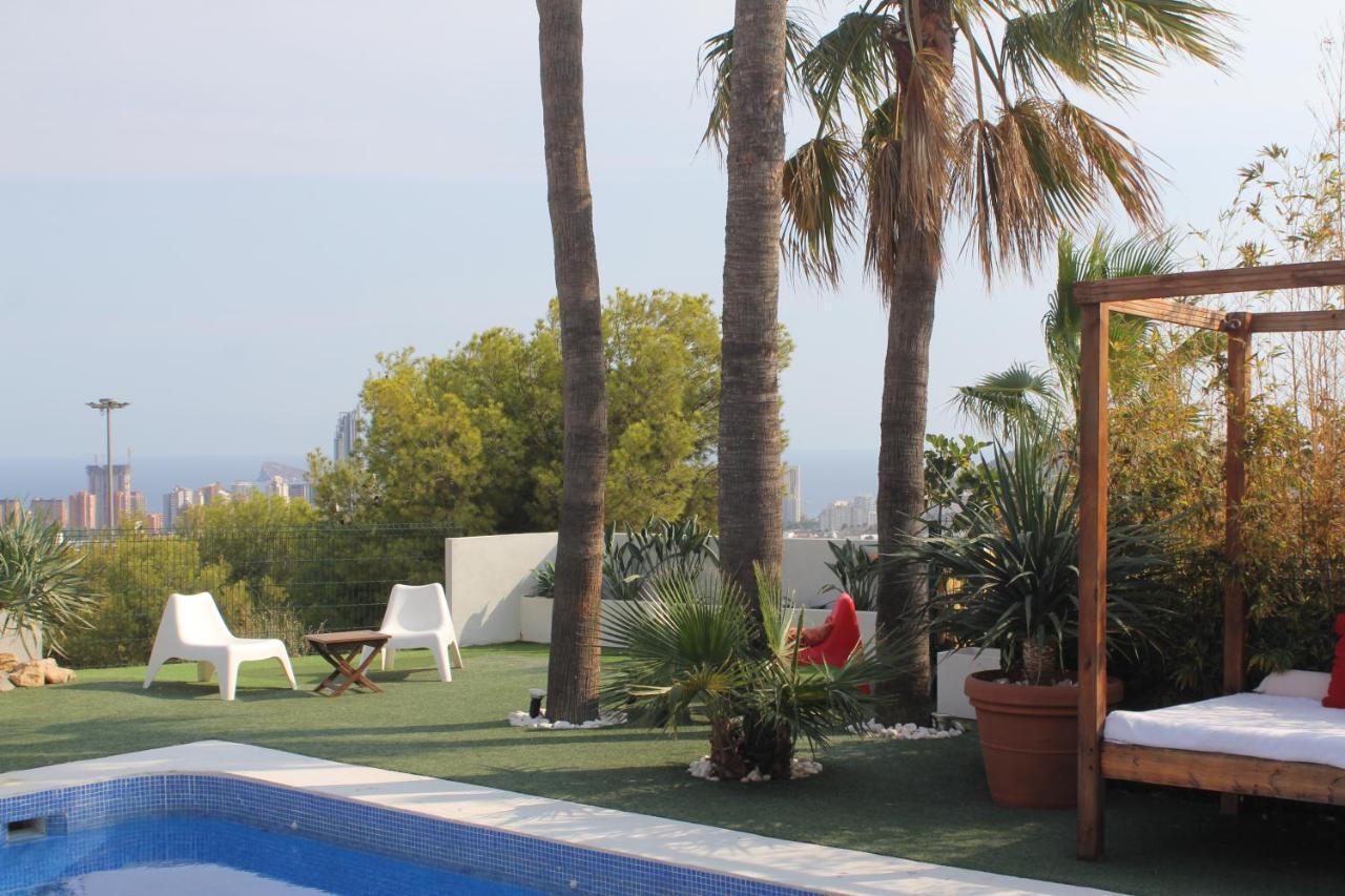 Villa exclusiva con espectaculares vistas al Mediterráneo Cala de Finestrat Exterior foto